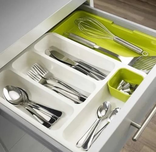 Organizador De Cuchillos Cubiertos Y Servicios Extensible-1