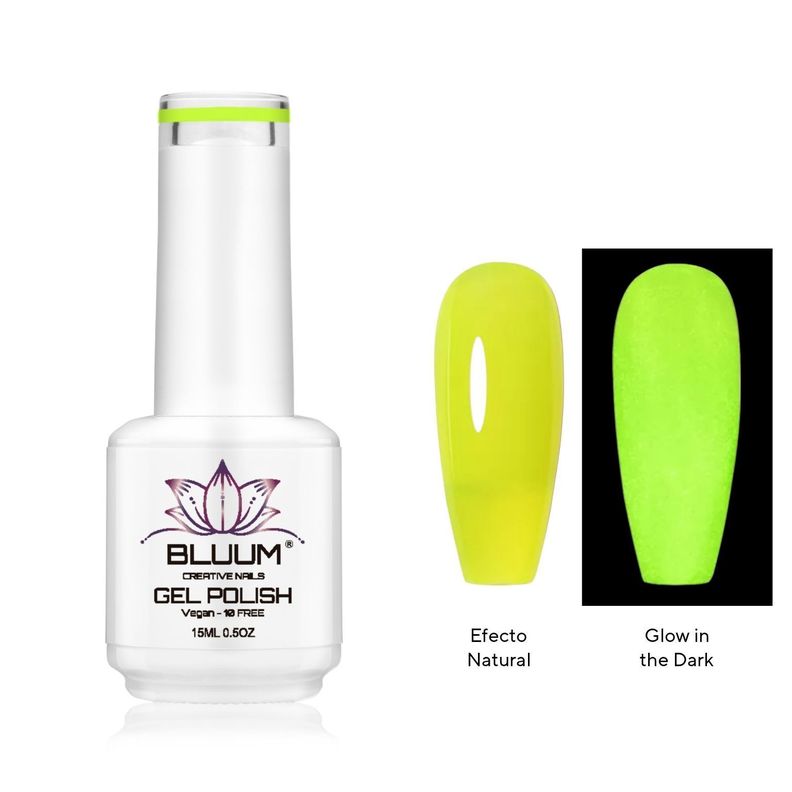 Esmalte Profesional Permanente Brillo En La Obscuridad 02 15ml-0