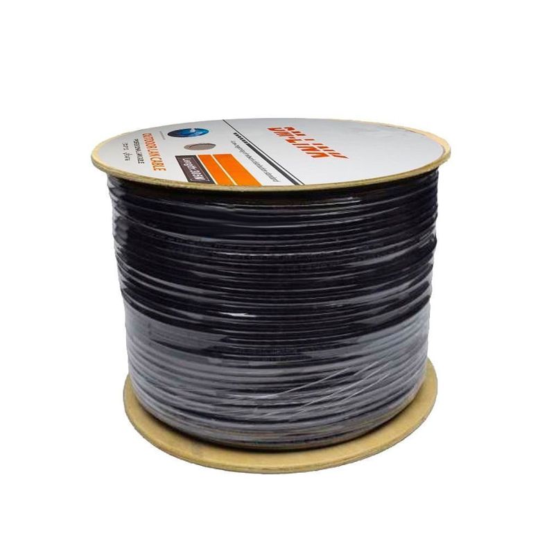 Bobina De Cable De Red Ftp Alta Tension Cat6e 305mt Unifilar-0