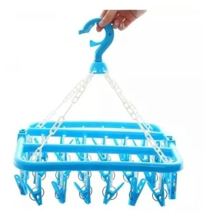 Tendedero De Ropa Hogar Colgador Plegable Calcetines-0