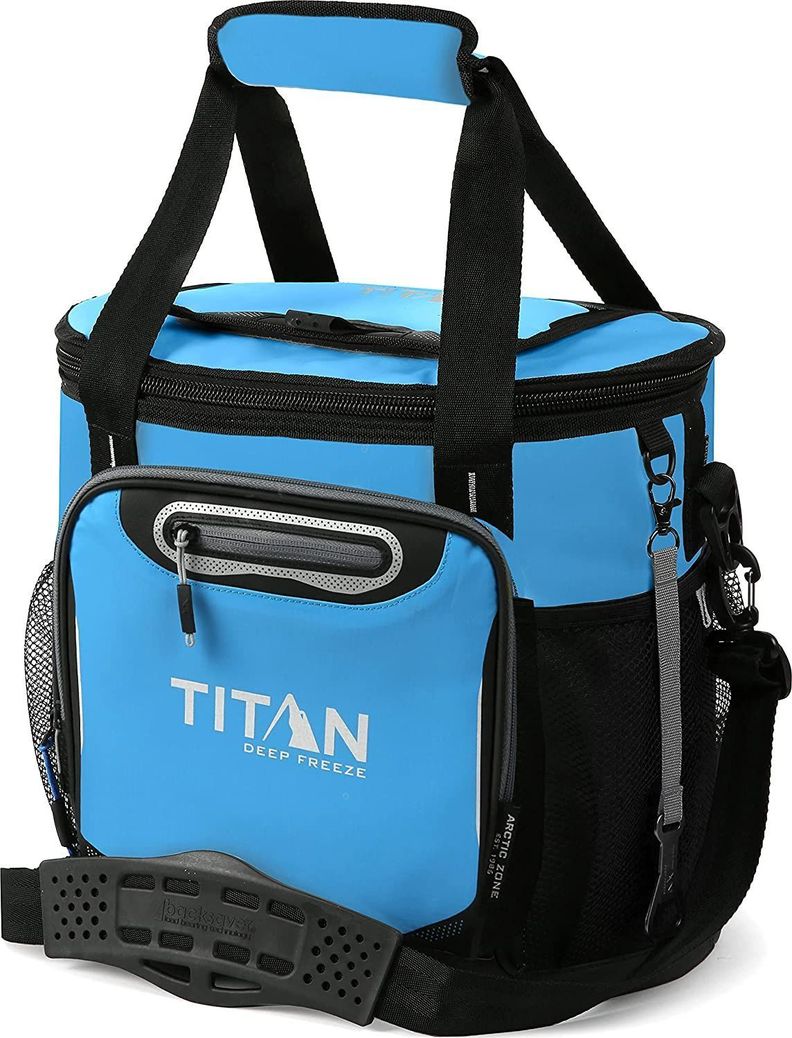Cooler Deep Freeze 24 Latas Celeste Titan-0