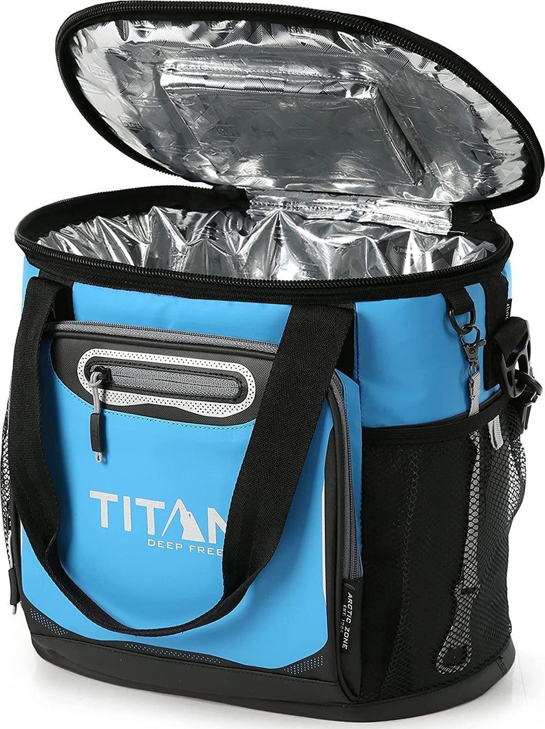 Cooler Deep Freeze 24 Latas Celeste Titan-2