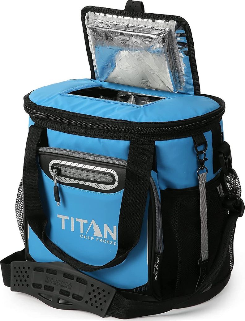 Cooler Deep Freeze 24 Latas Celeste Titan-5