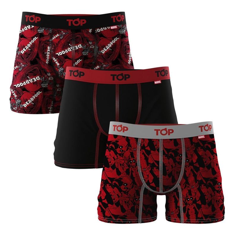 Boxers Medio Algodón Marvel Pack 3 C4
