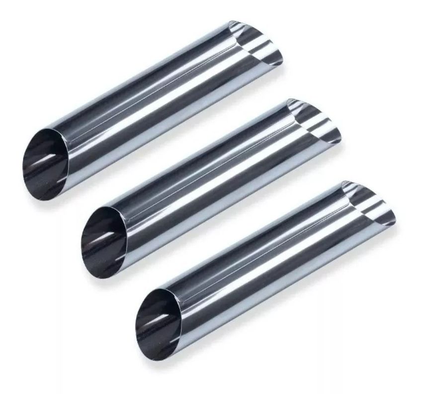 3 Moldes Tubos Para Cannolis Pan Danes Croissant Reposteria-0