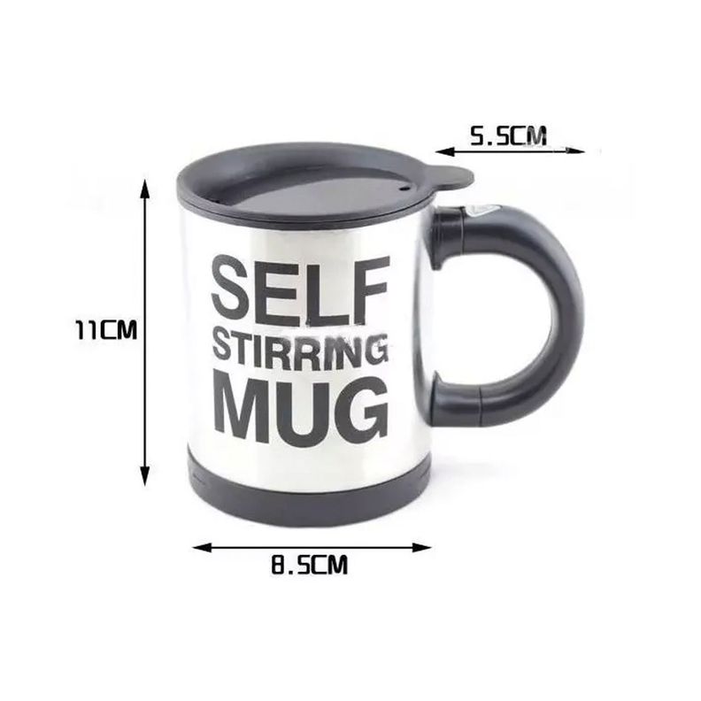 Taza Batidora D Café Portátil Tazón Self Mug Eléctrico Facil-2
