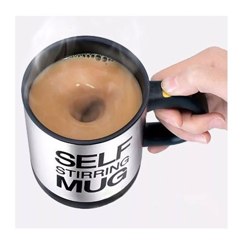 Taza Batidora D Café Portátil Tazón Self Mug Eléctrico Facil-5