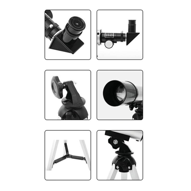 Telescopio Astronómico Monocular HD Zoom 90X Con Tripode Tecnolab-2