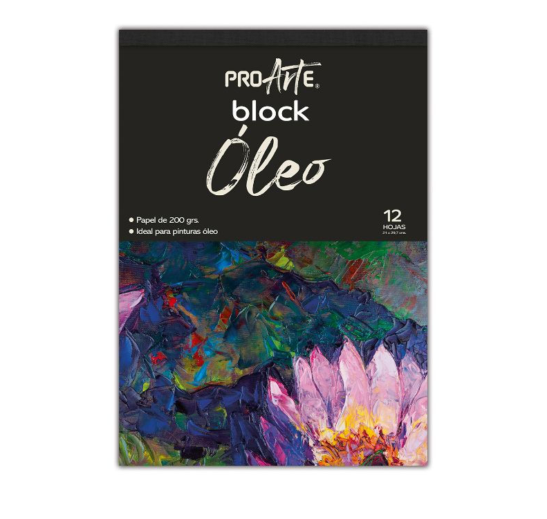 Super Pack Óleo, 12 Tubos, 5 Pinceles y 1 Block de 12 Hojas-3