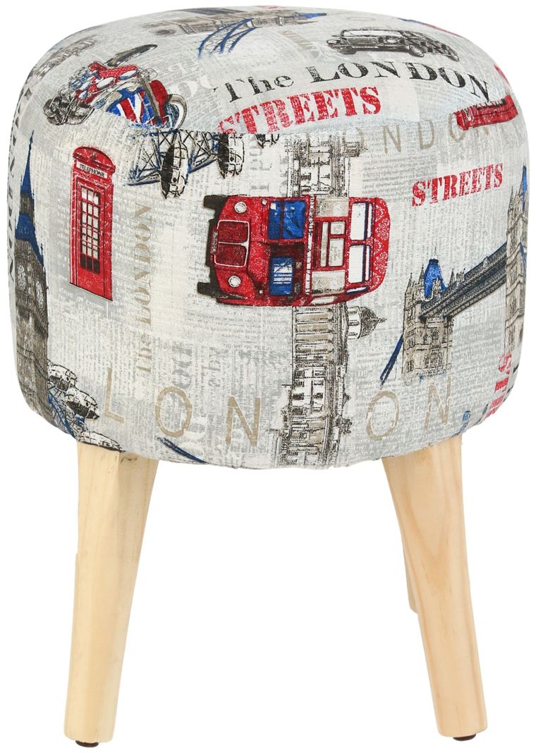 Pouf Bird Londres 35x35x45 cm Máxima Design-0