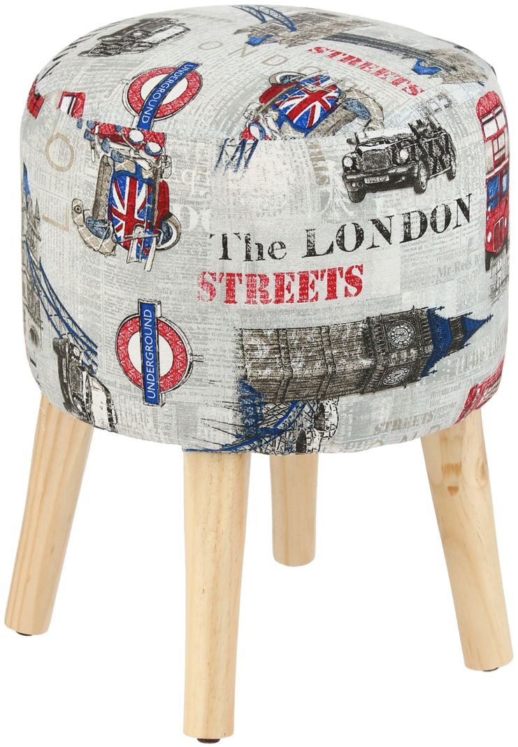Pouf Bird Londres 35x35x45 cm Máxima Design-1
