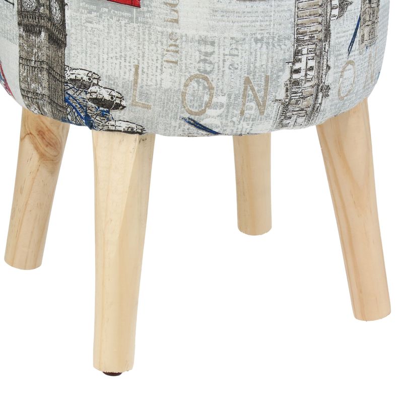 Pouf Bird Londres 35x35x45 cm Máxima Design-4