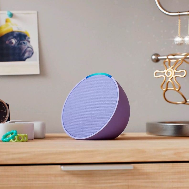 Alexa Echo Pop - Lavander Bloom-5