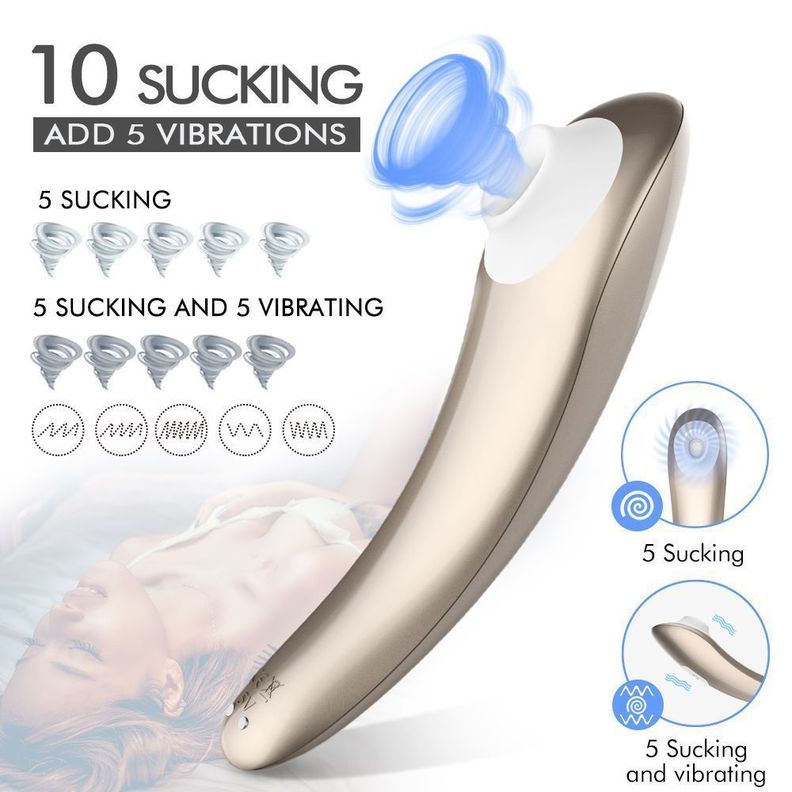 Screaming Pro Gold Succionador Femenino Juguete Sexual-2
