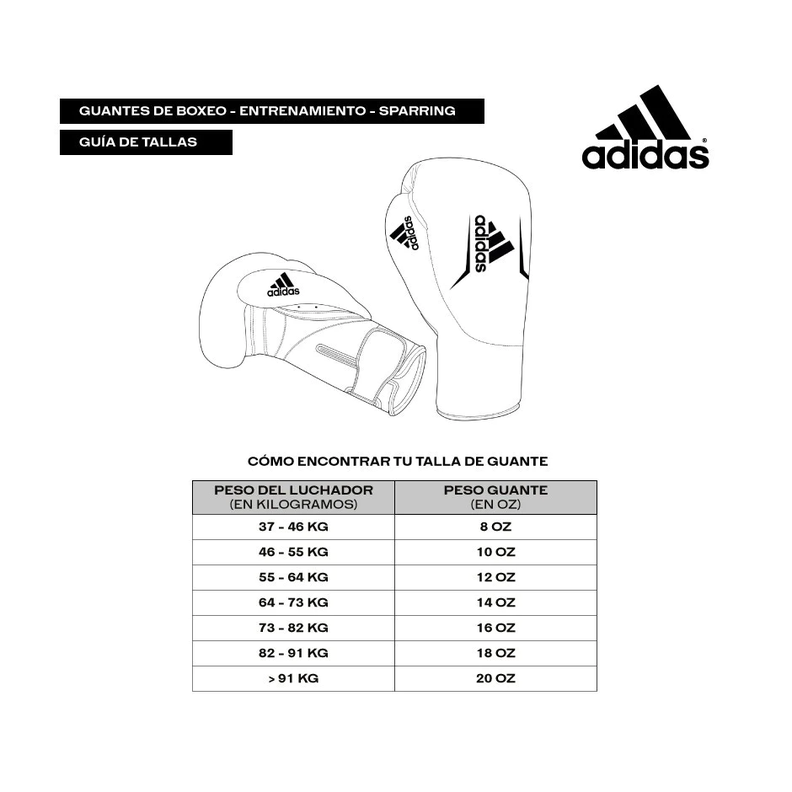 Guante Box Adidas Hybrid 80-1