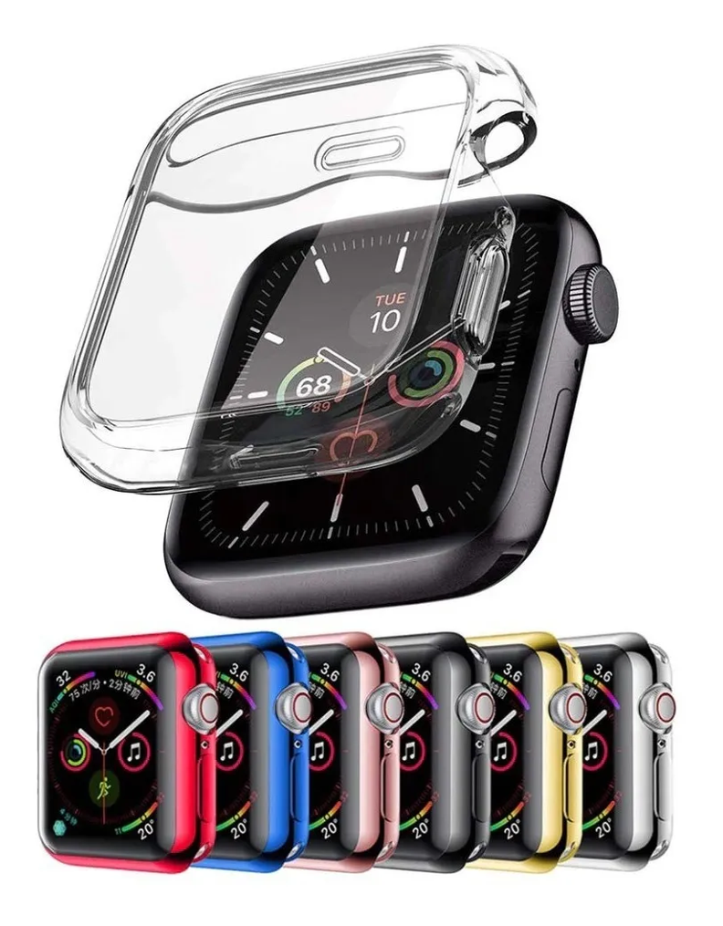 Protector Carcasa Para Watch Apple 44mm  / Transparente-0