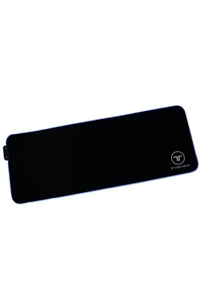 Mouse Pad Gamer Luces Led RGB 30x80 cm Negro-0