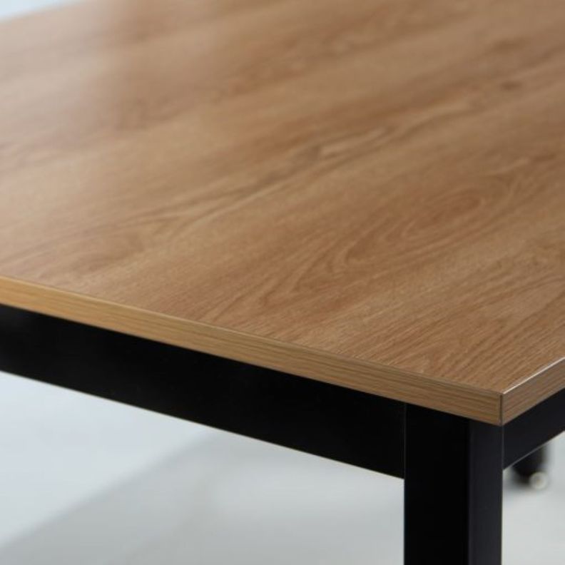 Escritorio Madera De Acacia Y Metal 65x150x80cm-1