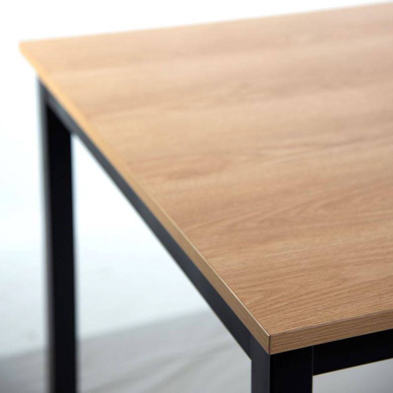 Escritorio Madera De Acacia Y Metal 65x150x80cm-2