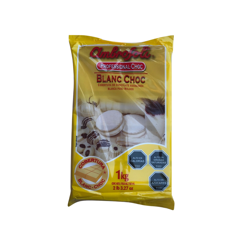 Cobertura Chocolate Blanc Choc Barra Ambrosoli 1Kg-0