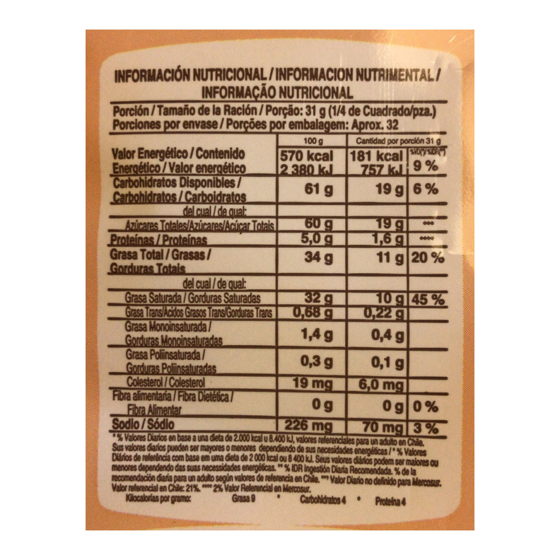 Cobertura Chocolate Blanc Choc Barra Ambrosoli 1Kg-2