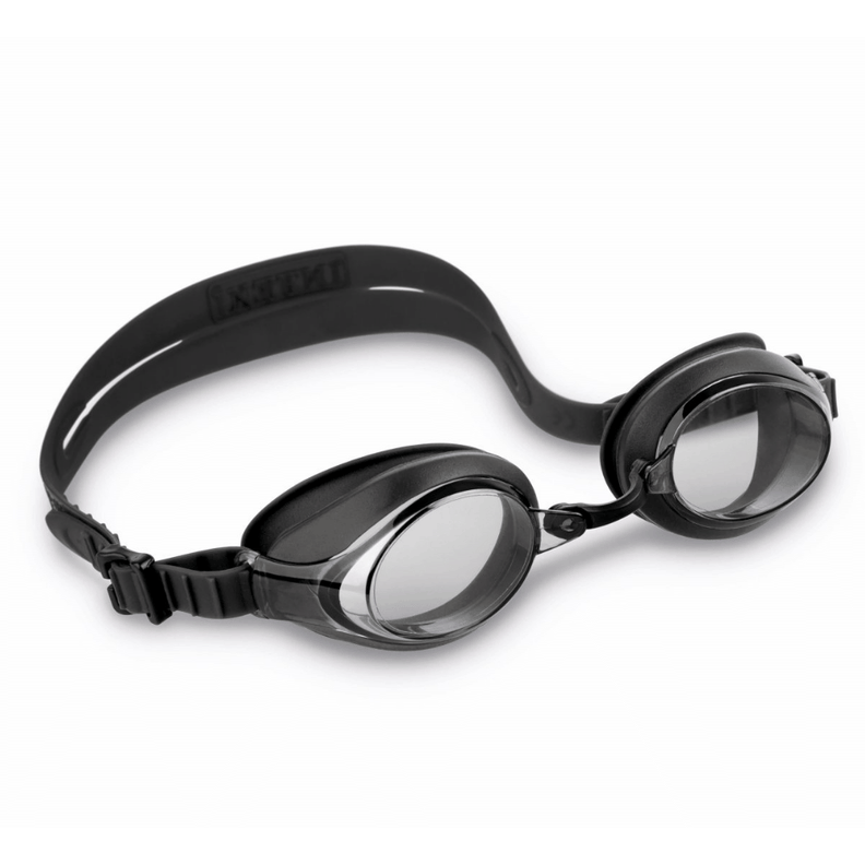 Lentes de Agua Anteojos Natación Silicone Negr-0