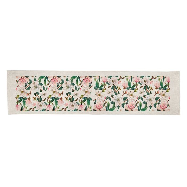 Camino de mesa, linet natural, Magnolia Beige Natural