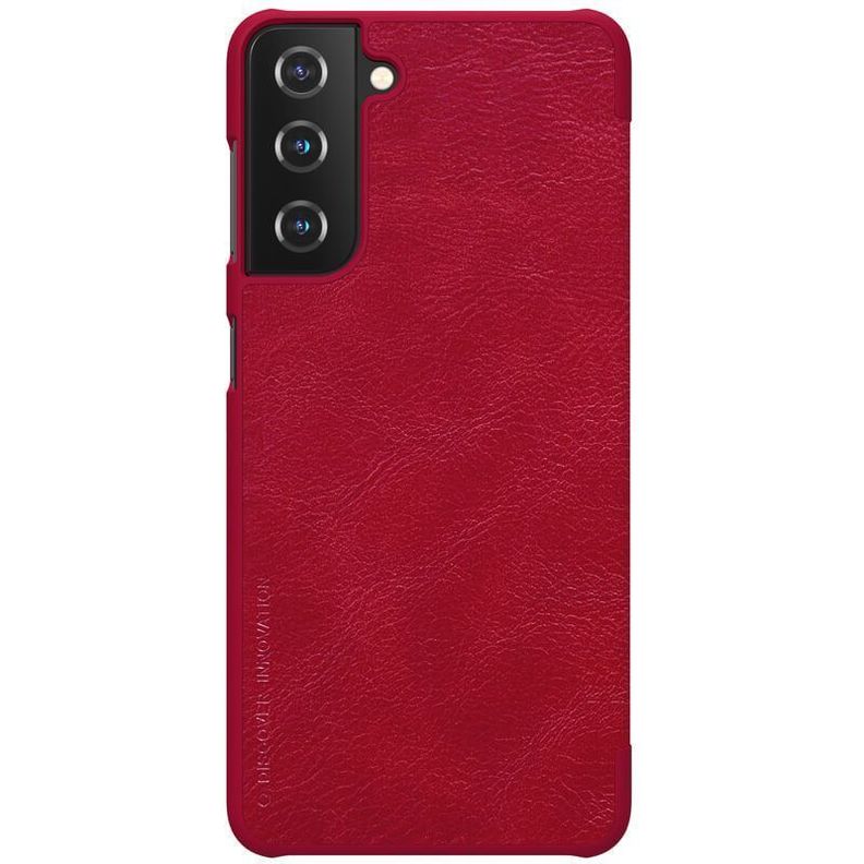Carcasa Flip Cover Para Samsung S21 - Rojo-1