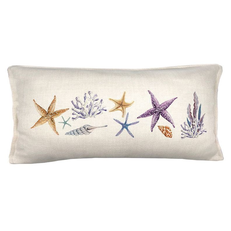 Cojin Stella, 70x35 Blanco