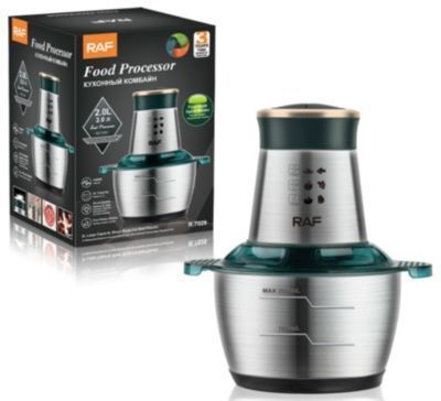 Procesador De Alimentos Eléctrico De Acero Inoxidable De 2L RAF-5