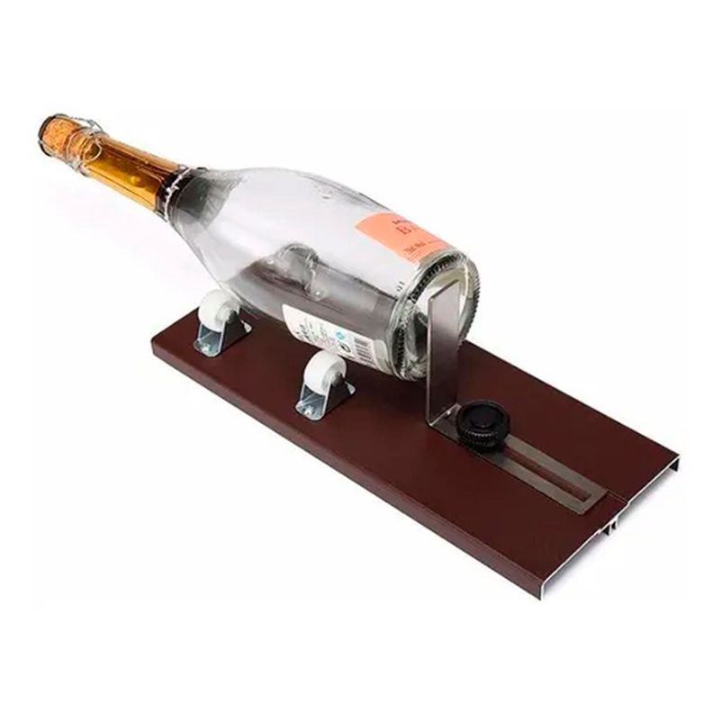 Cortador Botella Vidrio Base Metalica Kit Con Accesorios-0