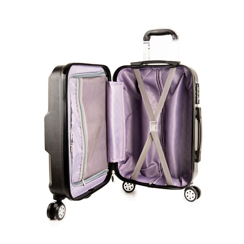 Maleta Cabina Carry On Valija Mano Premium Negra-4