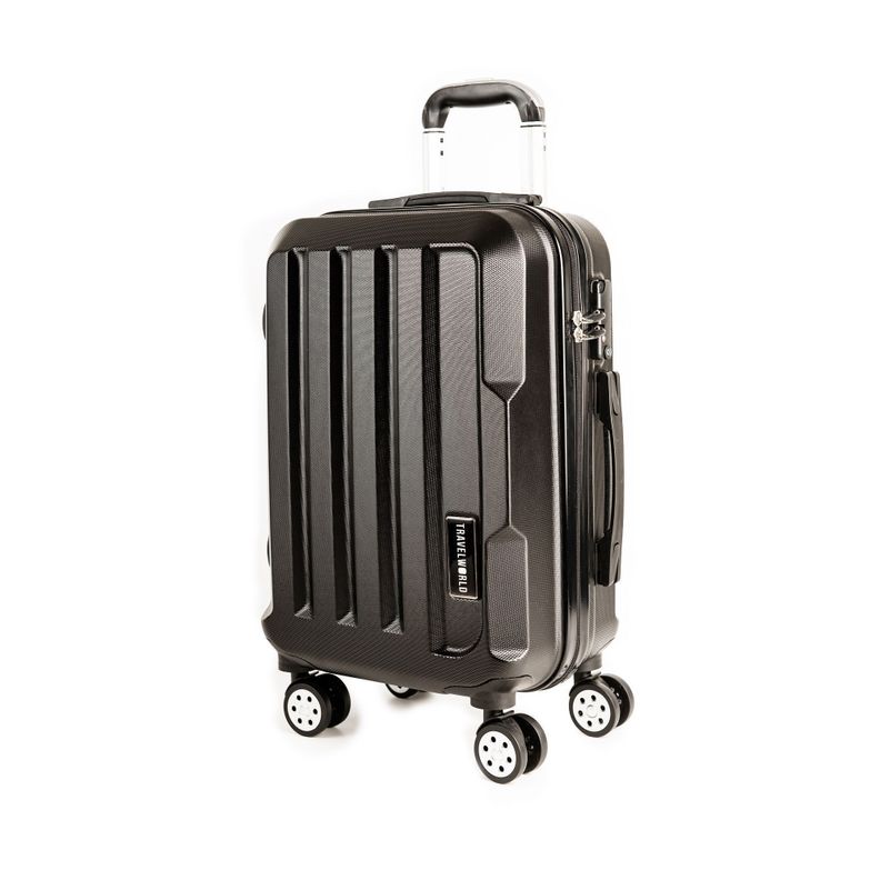 Maleta Cabina Carry On Valija Mano Premium Negra-0