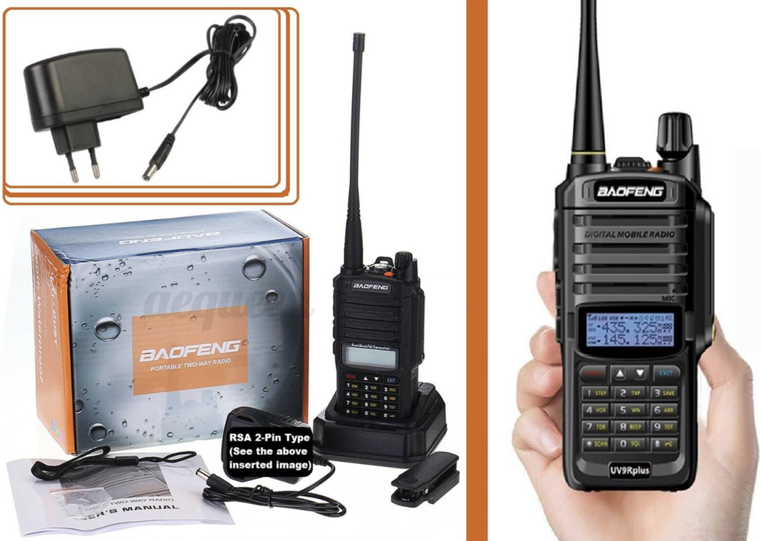 Radio Transmisor Walkie Talkie UV-9R Plus-2