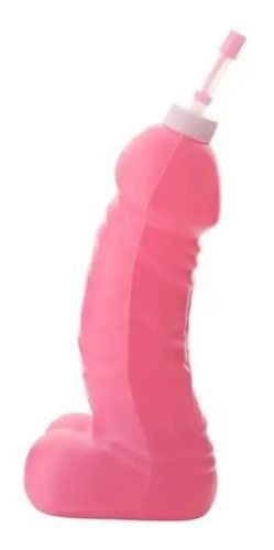 Botella De Plástico Forma De Pene Despedida De Soltera 1 Lt-0