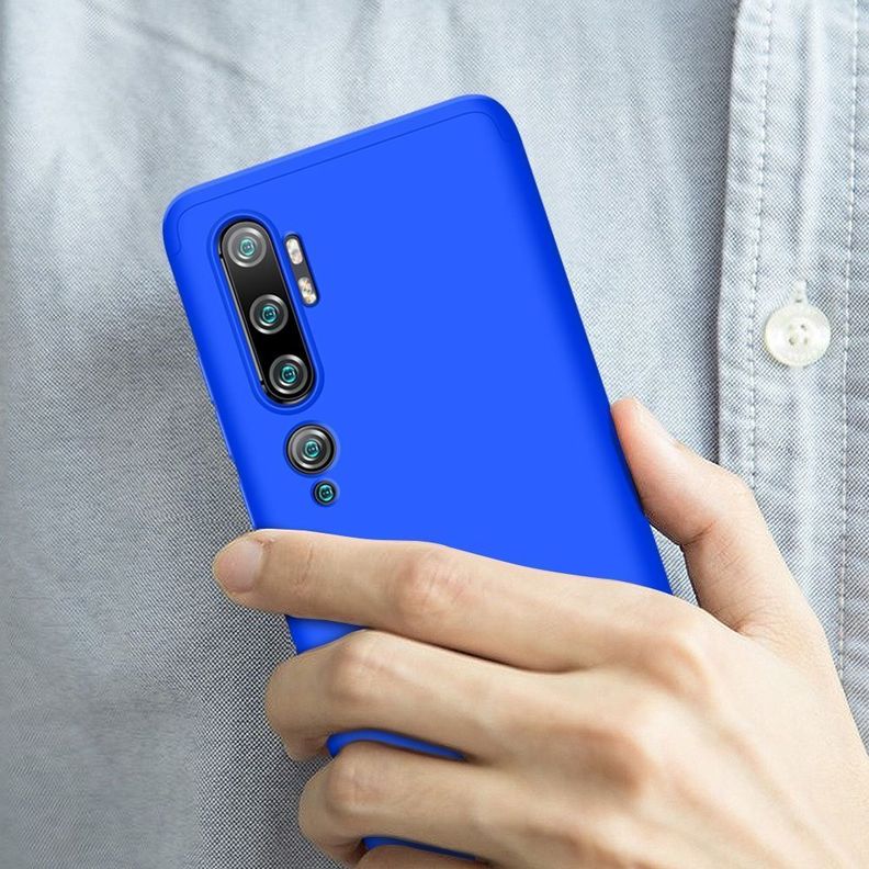 Carcasa: Xiaomi Mi Note 10 - Resistente / Azul-4