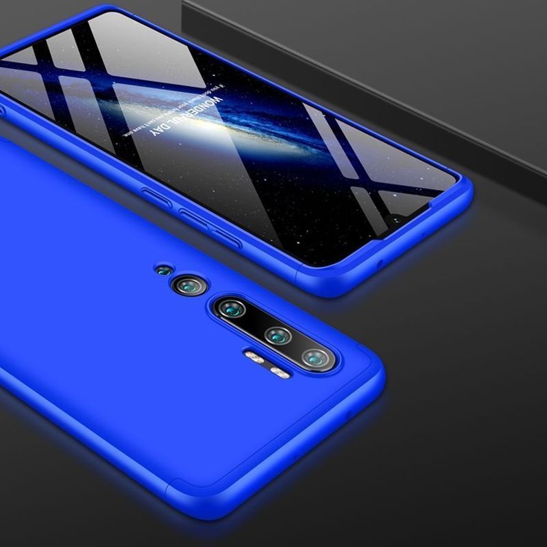Carcasa: Xiaomi Mi Note 10 - Resistente / Azul-1