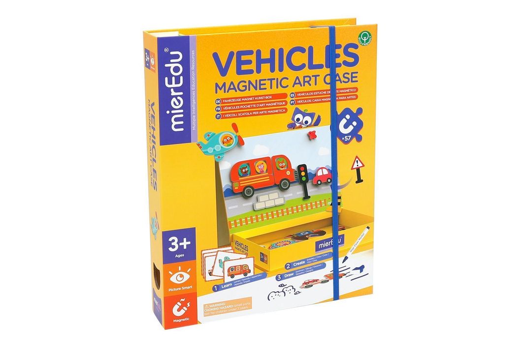 Juego y Arte Magnetico Vehiculos-0