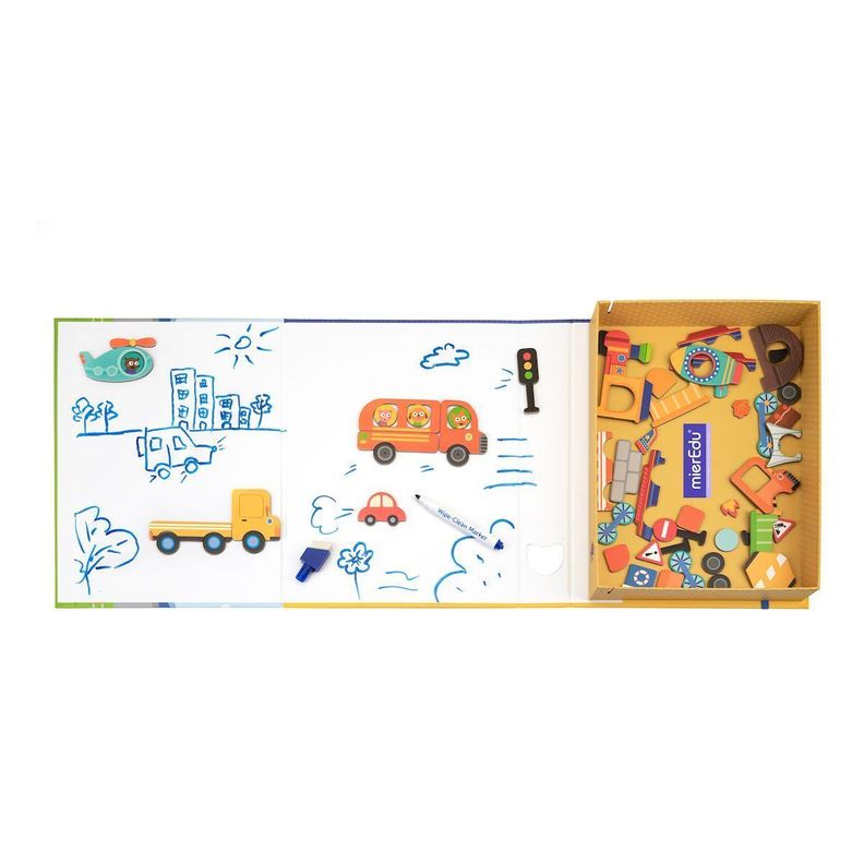 Juego y Arte Magnetico Vehiculos-1