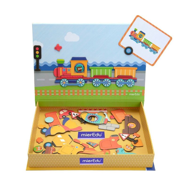 Juego y Arte Magnetico Vehiculos-2