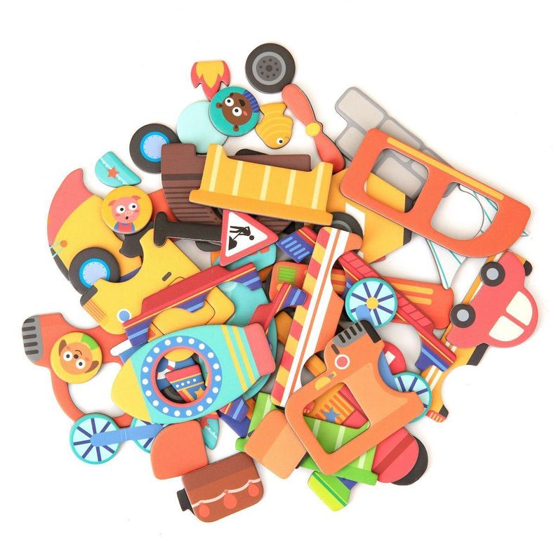 Juego y Arte Magnetico Vehiculos-3