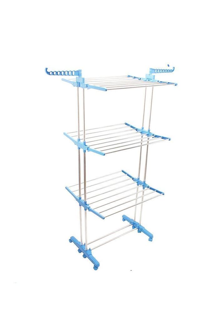 Tendedero Vertical Plegable Acero Inoxidable-0