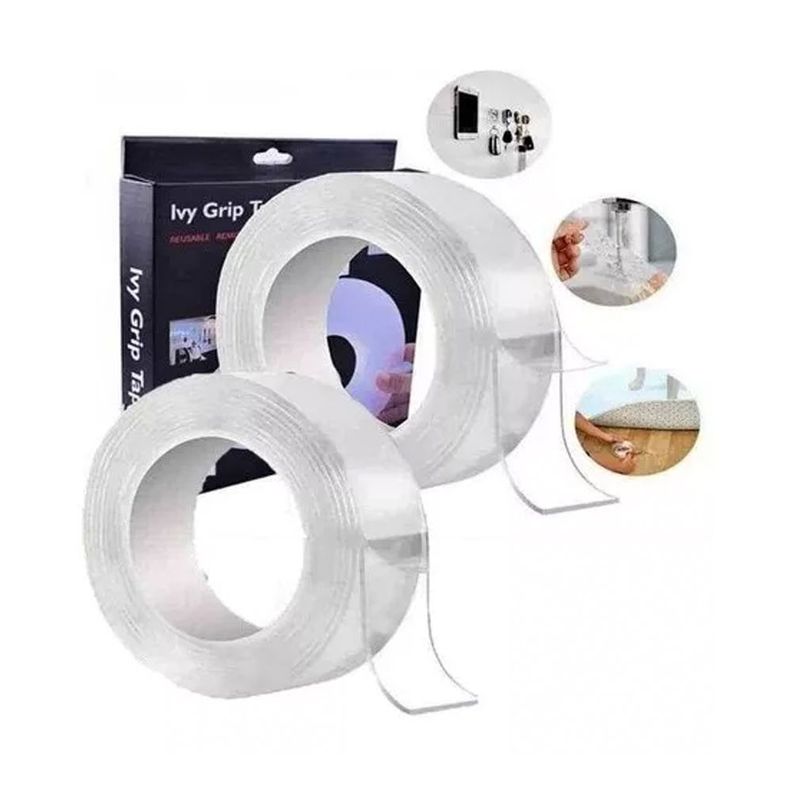 Cinta Magica Doble Contacto Cinta Doble Faz 3m Pack X 2-0