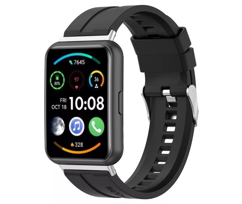 Correa Compatible Con Huawei Watch Fit 2 Negro-3