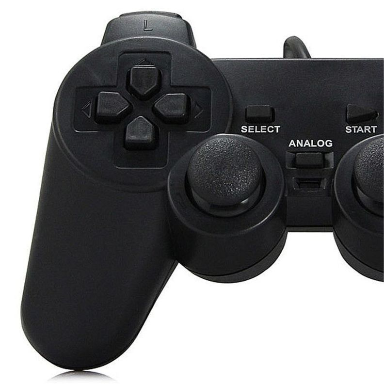 Joystick Negro Alámbrico PS3 USB-1