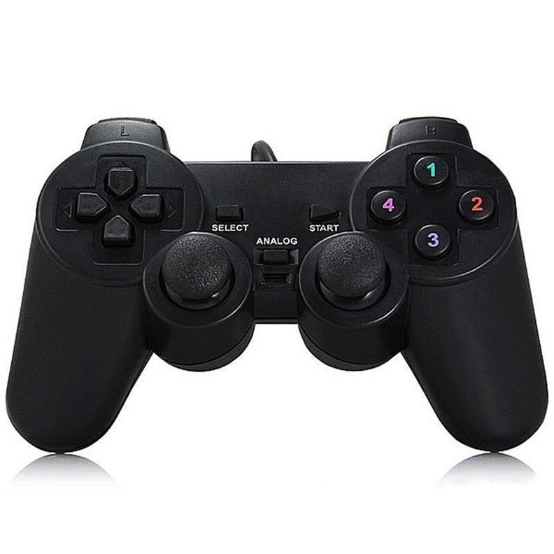 Joystick Negro Alámbrico PS3 USB-0