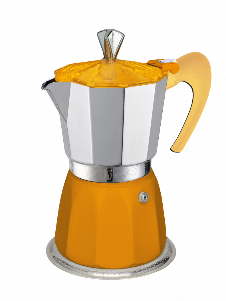 CAFETERA DELIZIA 6 TAZAS AMARILLA-0