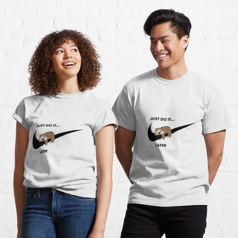 Polera Just Do It Later Nike Entretenida-1