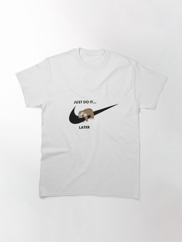 Polera Just Do It Later Nike Entretenida-2
