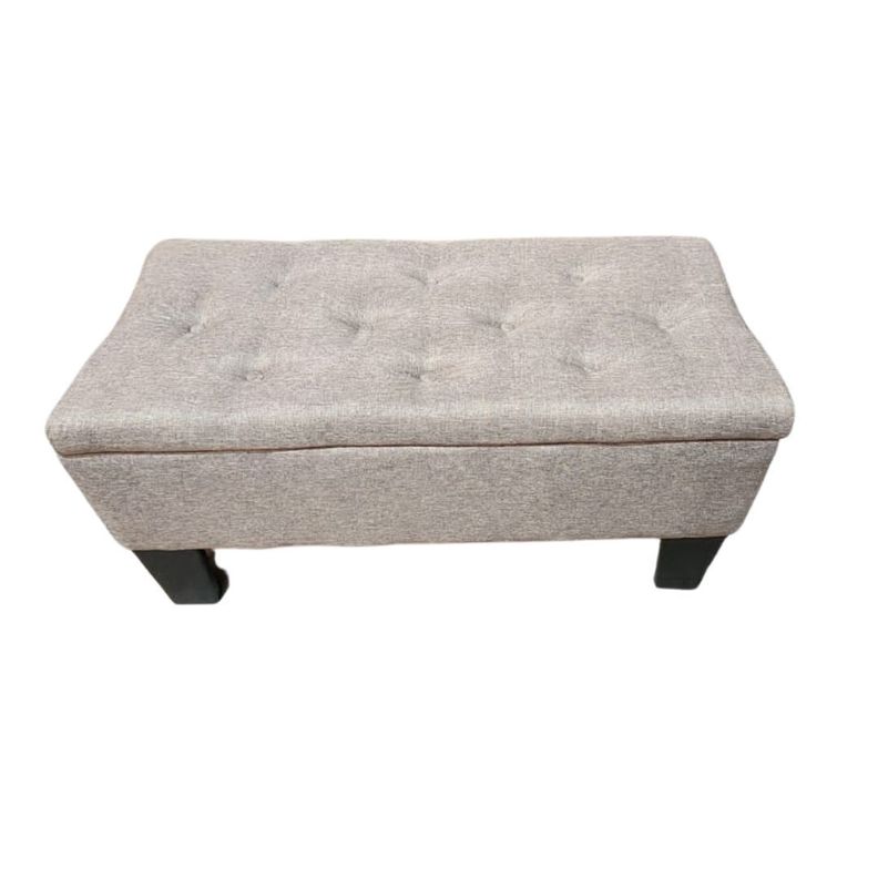 Banqueta Baul HVM Gris Lino -0